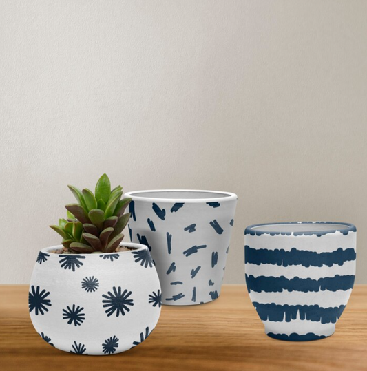 Ceramic Plant Pot Set